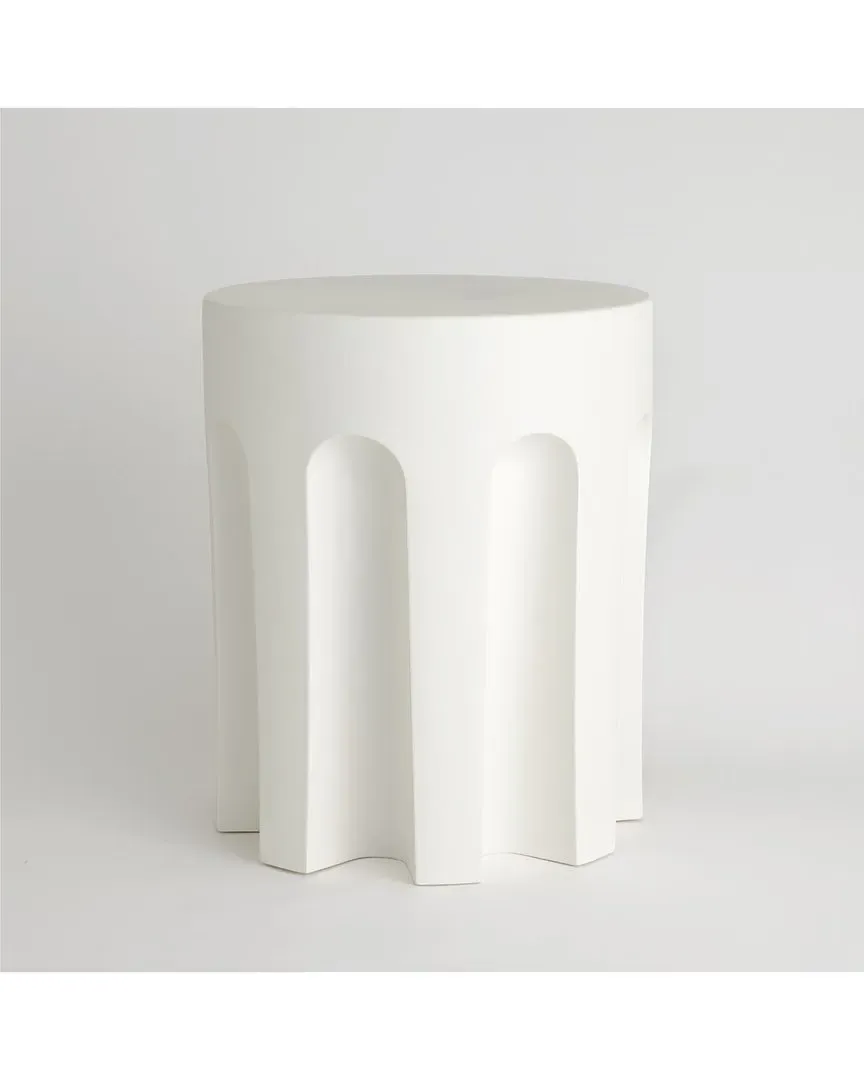 Ashley Childers Arches Table - White, Ceramic