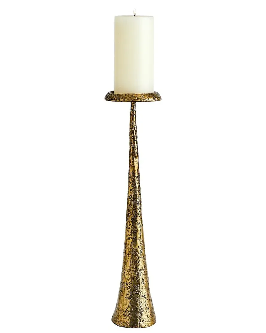 Beacon Large Candle Holder - Brass, Iron
