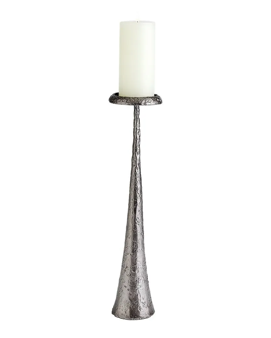 Beacon Medium Candle Holder - Grey, Cast Iron image