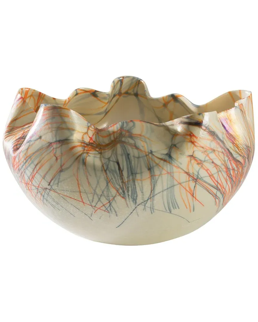 Cambrian Bowl - White, Art Glass image