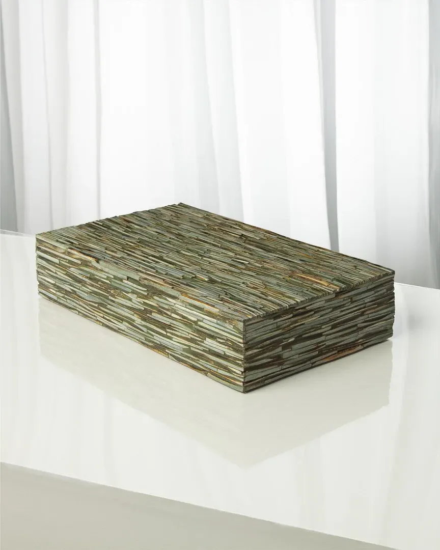 Chiseled Bone Box - Brown