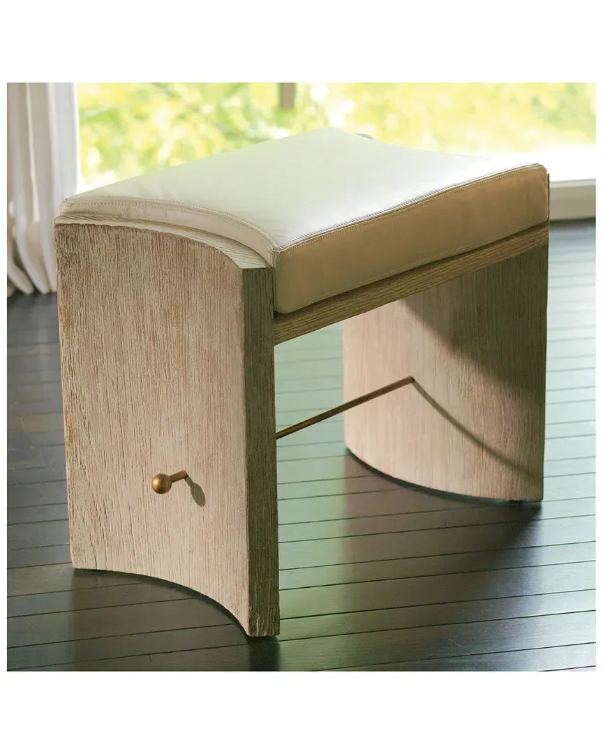 Cinch Bench - Oak, Leather image