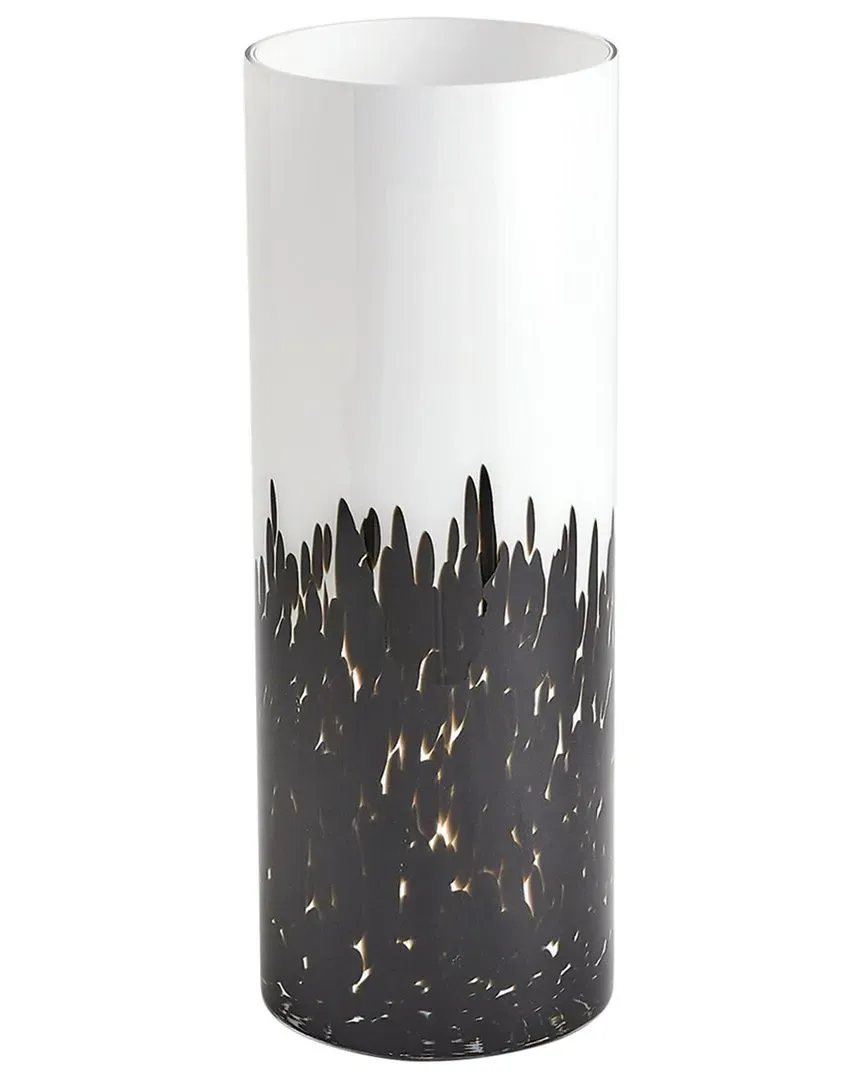 Confetti Vase - Black/White, Glass