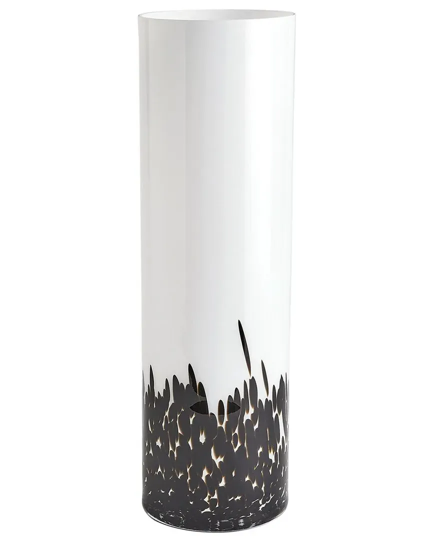 Confetti Vase - Black/White, Glass image