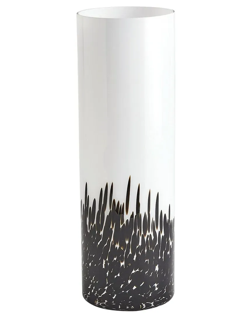 Confetti Vase - Black/White, Glass