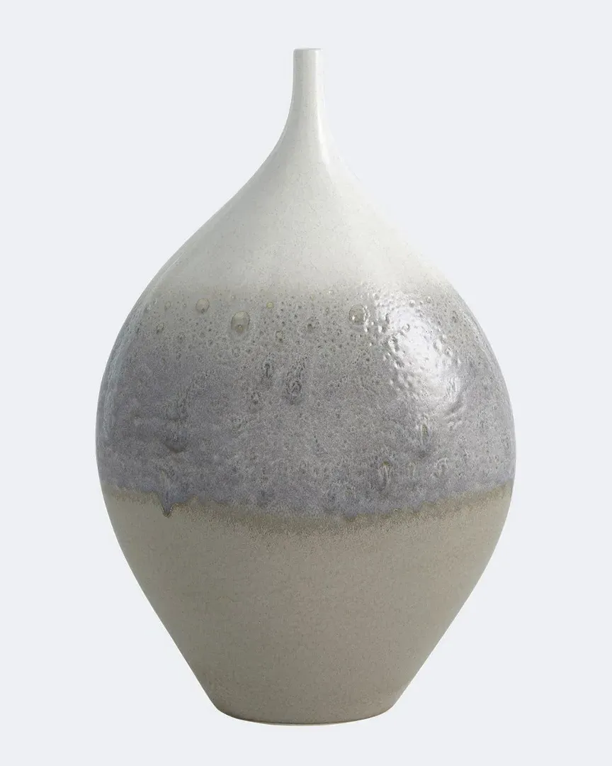 Cream Rises Teardrop Vase - Ivory image