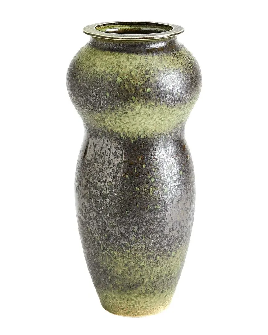 Curve Sorrento Vase - Green, Porcelain image