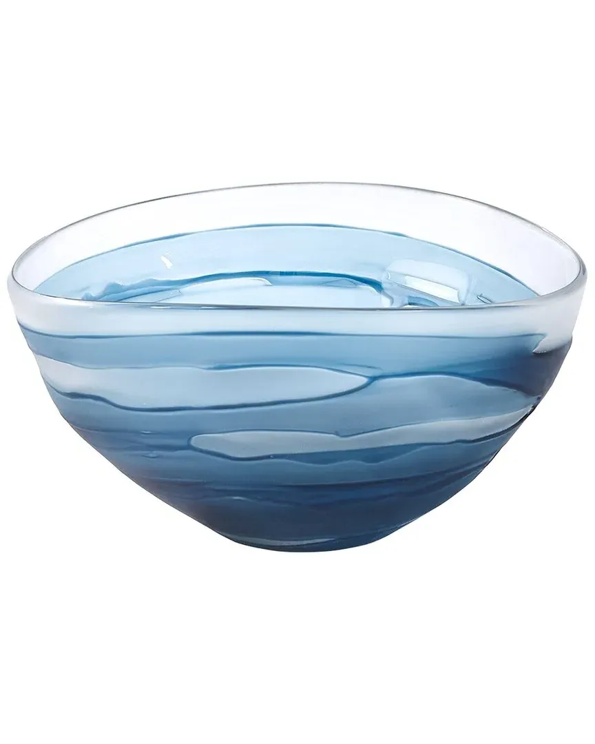 Glacier Bowl - Blue, Art Glass image