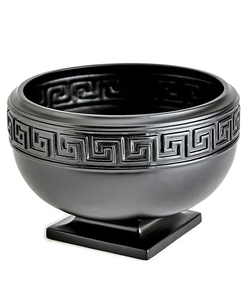 Greek Key Bowl - Black, Ceramic image