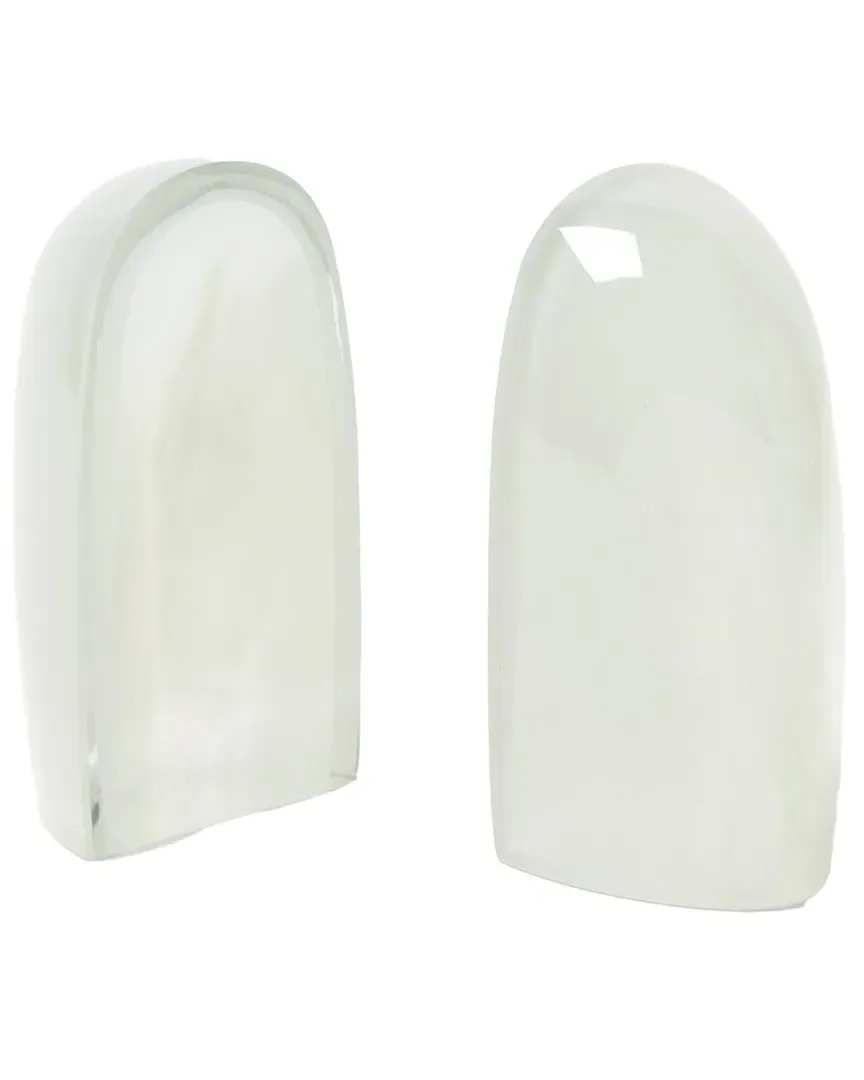 Iceberg Bookends - Clear Glass image