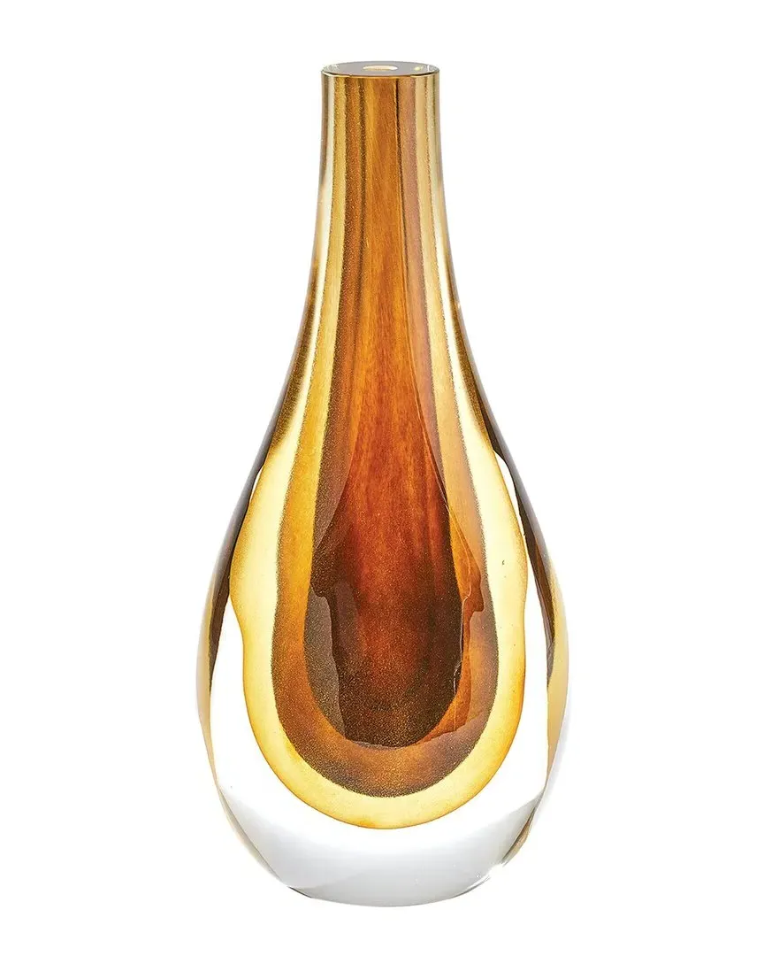 Large Gradient Vase - Yellow, Art Glass image
