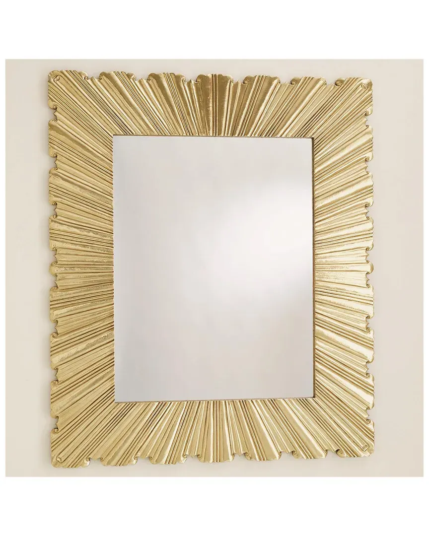 Linenfold Mirror - Silver image