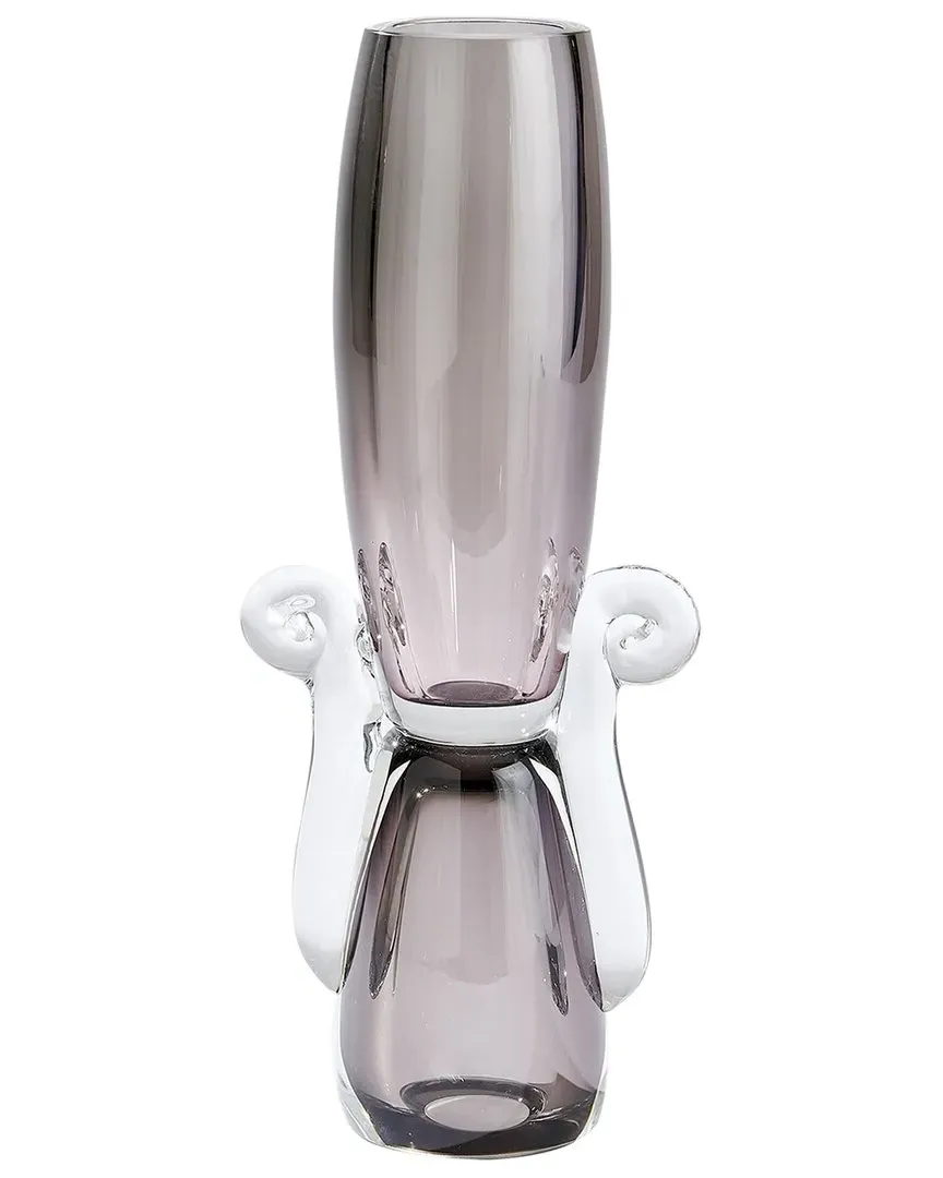 Lydia Vase - Grey, Polish Art Glass