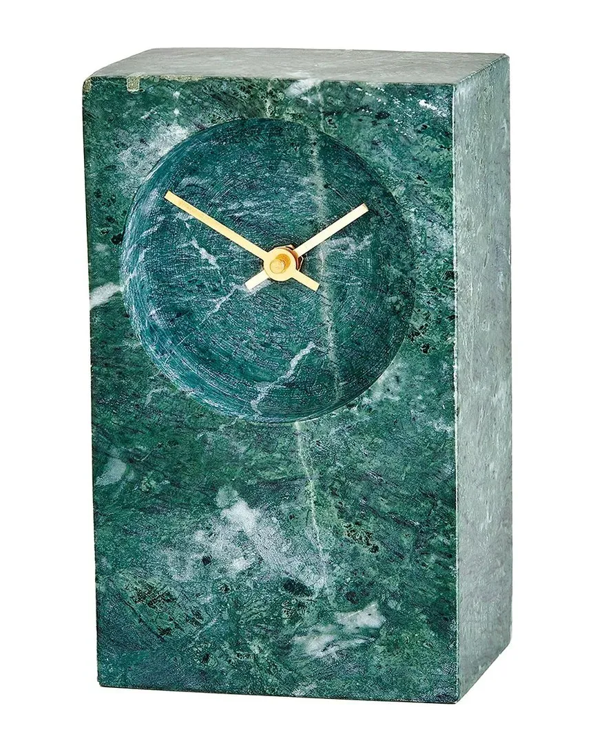 Marble Tower Clock - Green