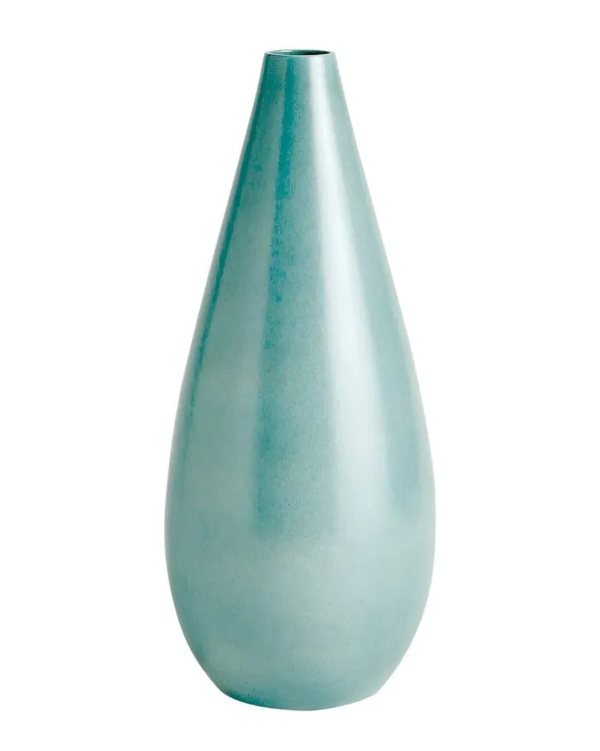 Medium Feathered Vase - Blue, Ceramic image