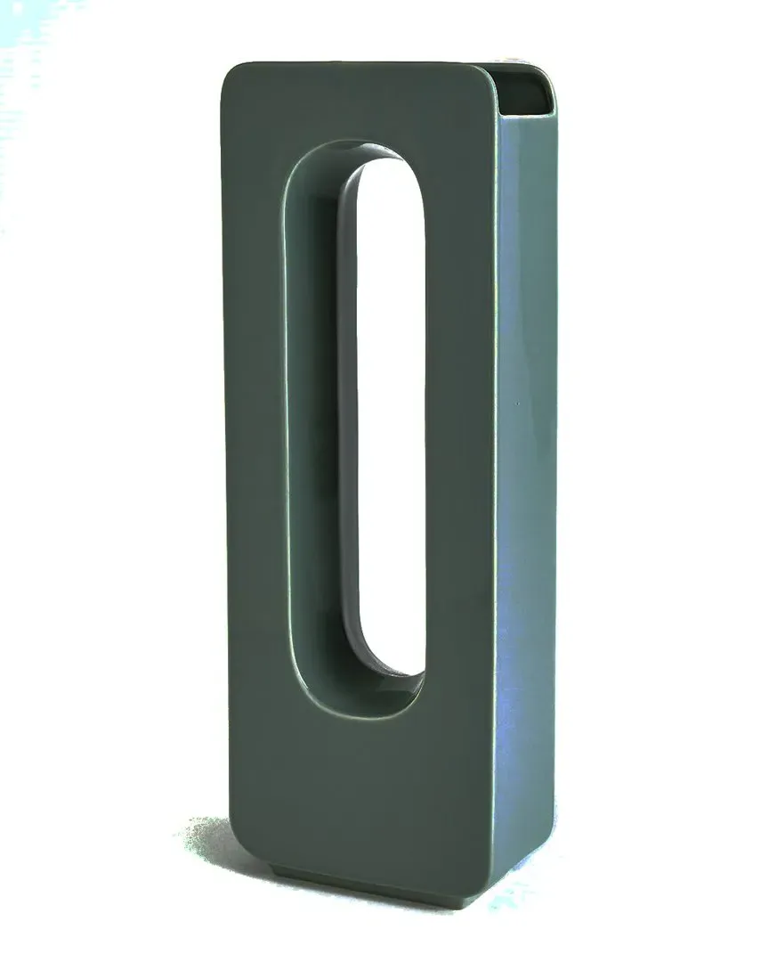 Medium Rectangle Vase - Blue, Ceramic image