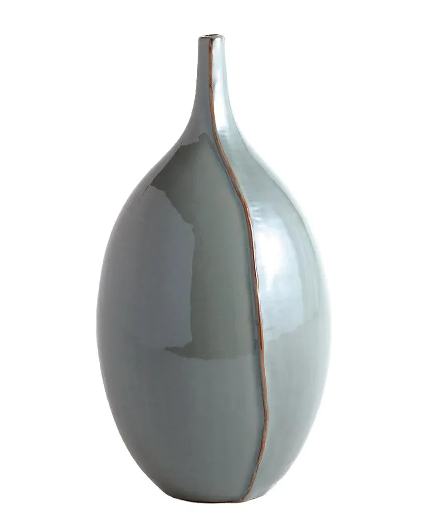 Milo Bulbous Vase - Blue image