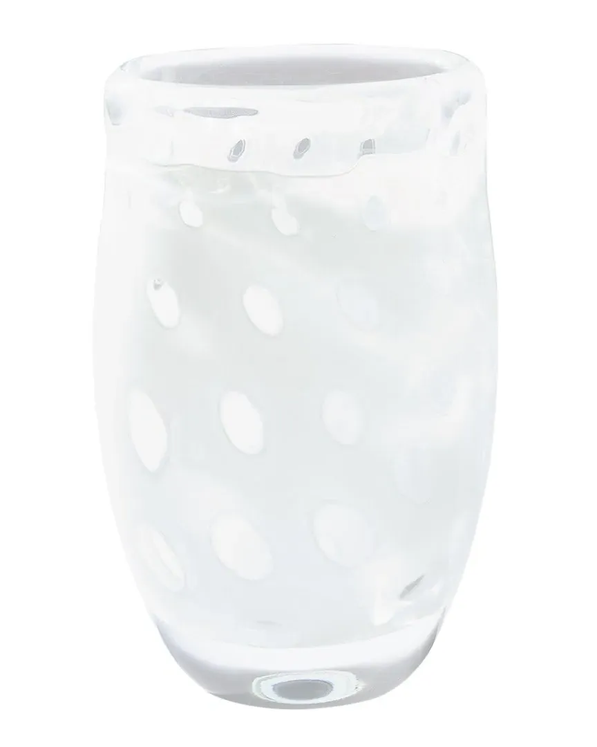 Netted Vase - White image