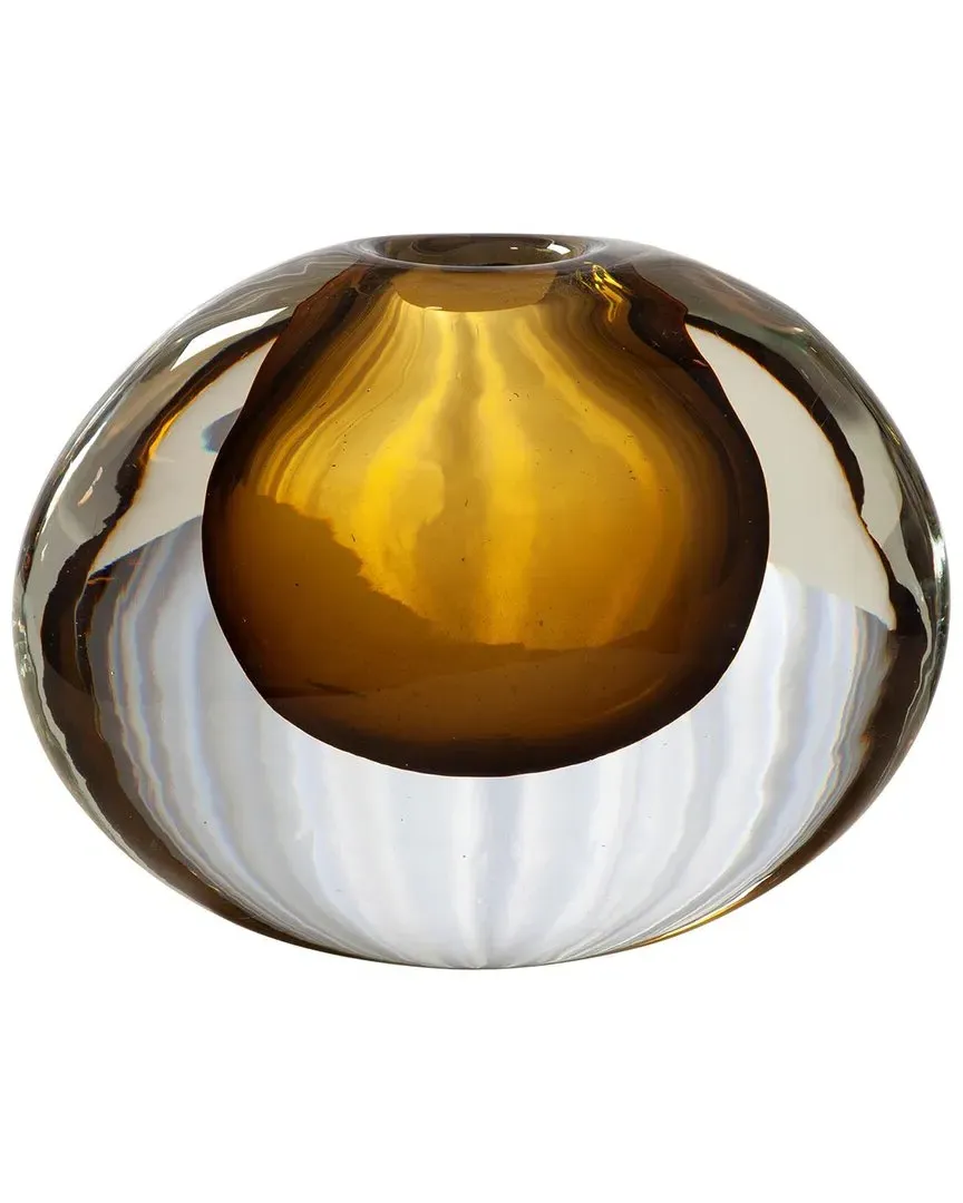 Offset Round Vase - Green image