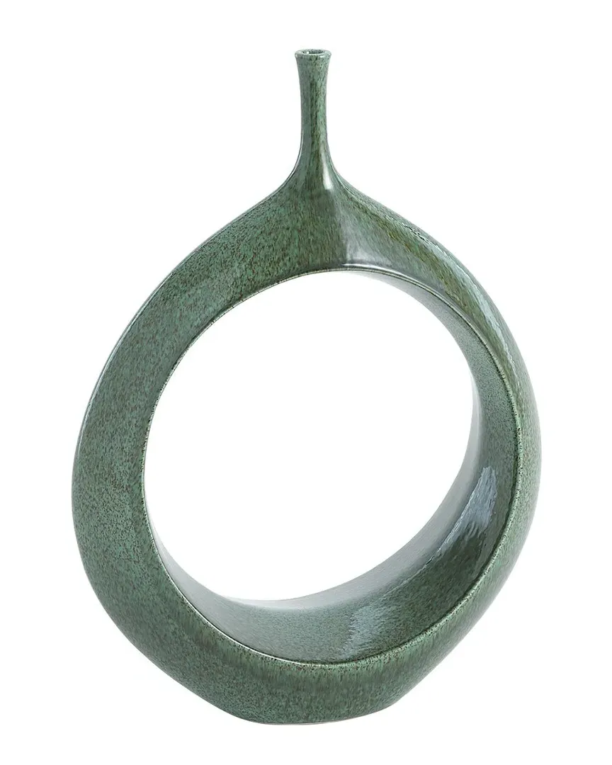 Open Ring Vase - Green image