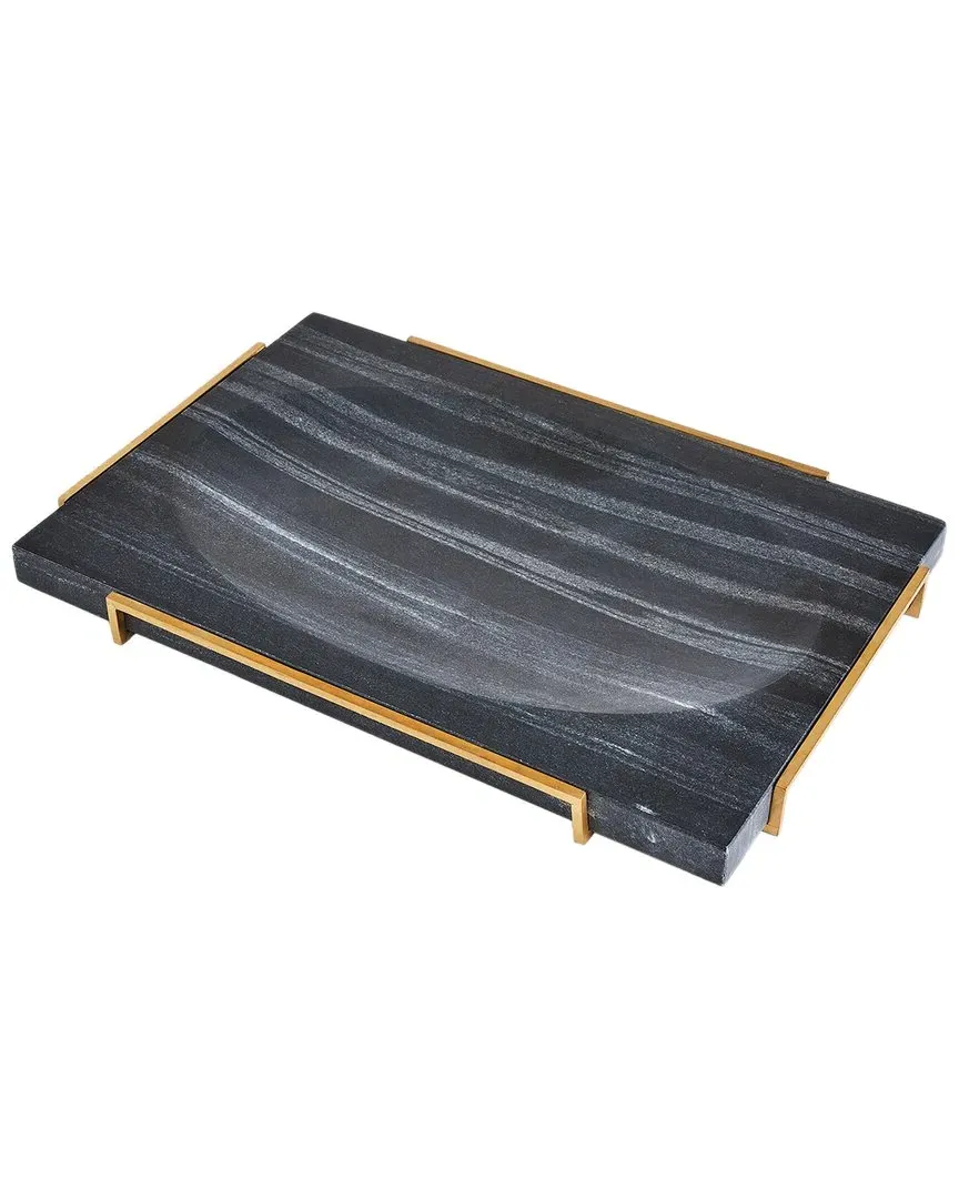 Overture Tray - Brass, Marble image