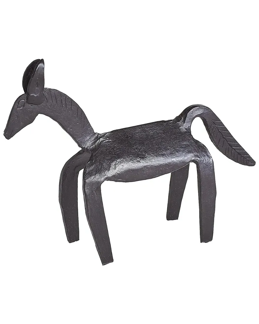 Primitive Iron Horse Sculpture - Iron image
