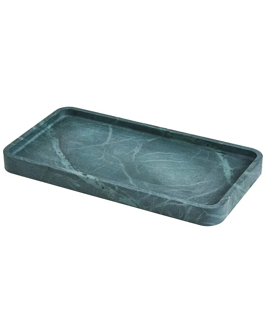 Raggio Rectangular Tray - Black, Alabaster image