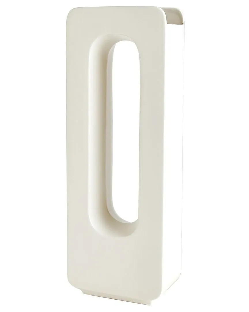 Rectangle Vase - White, Ceramic