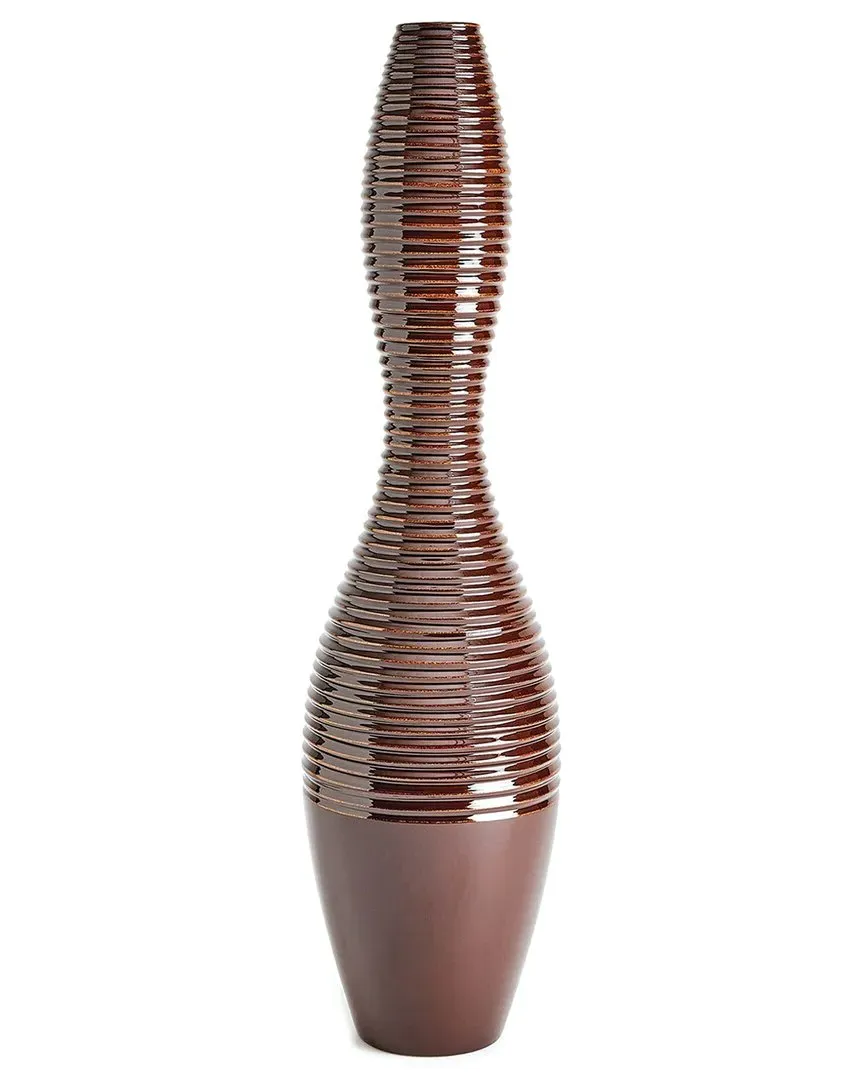 Ribbed Vase - Garnet image