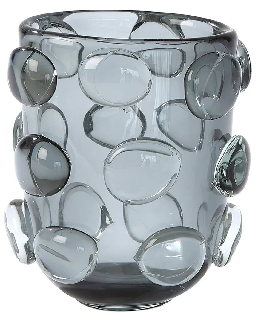 Rondelle Vase - Grey, Art Glass image