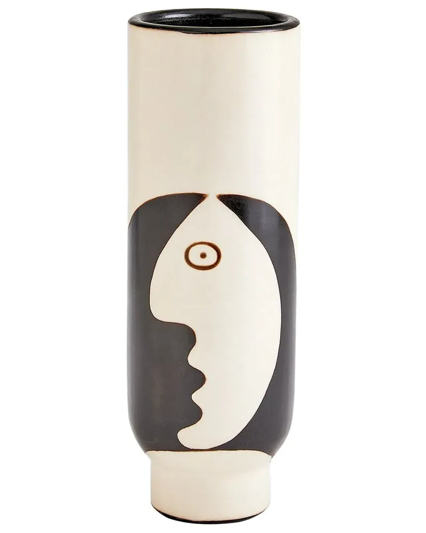 Simple Face Vase - Natural, Ceramic image