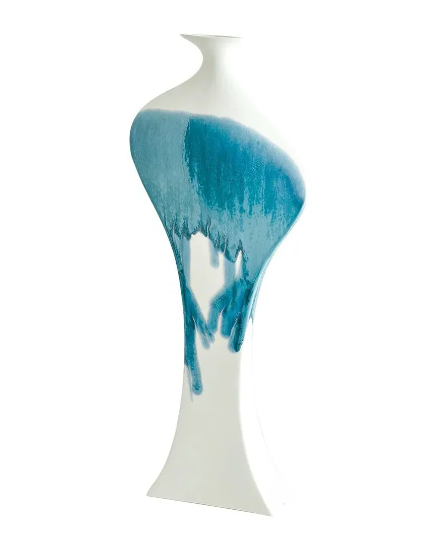 Small Curvy Bottle - White, Ceramic image