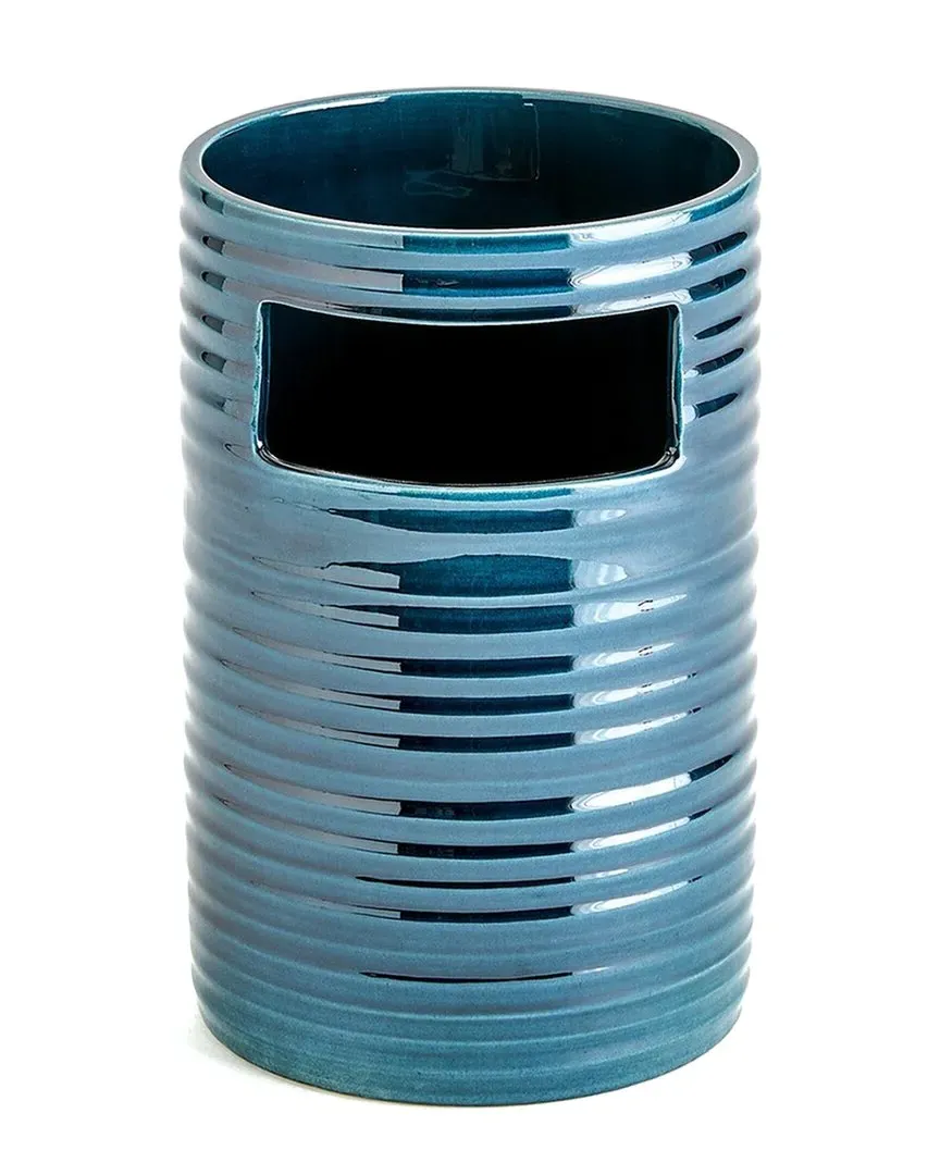 Small Cut Out Vase - Blue, Earthenware image