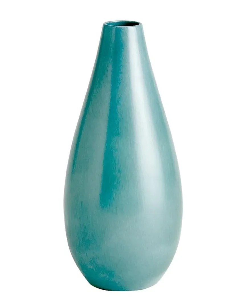 Small Feathered Vase - Blue, Ceramic image