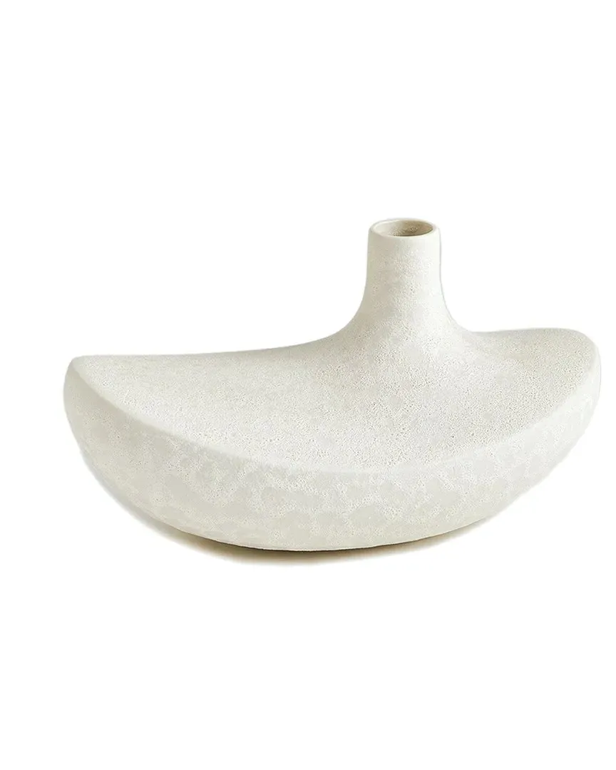 Solis Vase - White, Ceramic