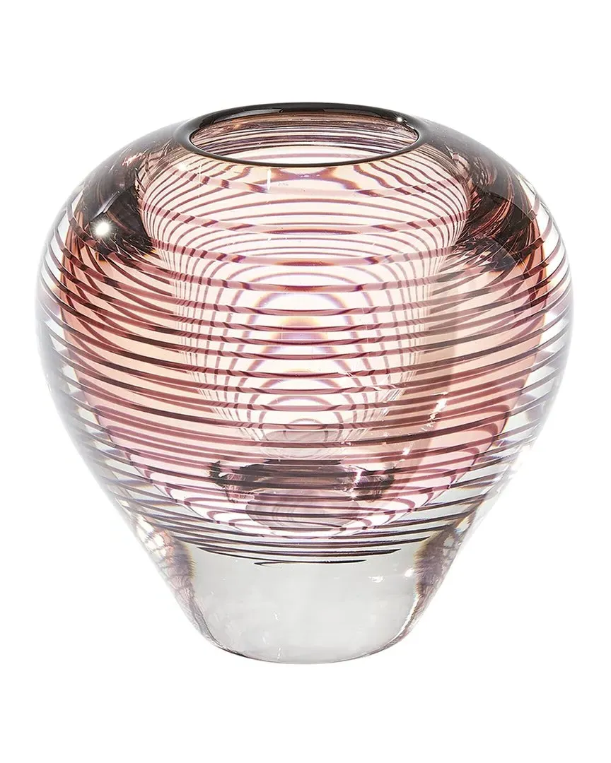 Spiraled Vase - Amber