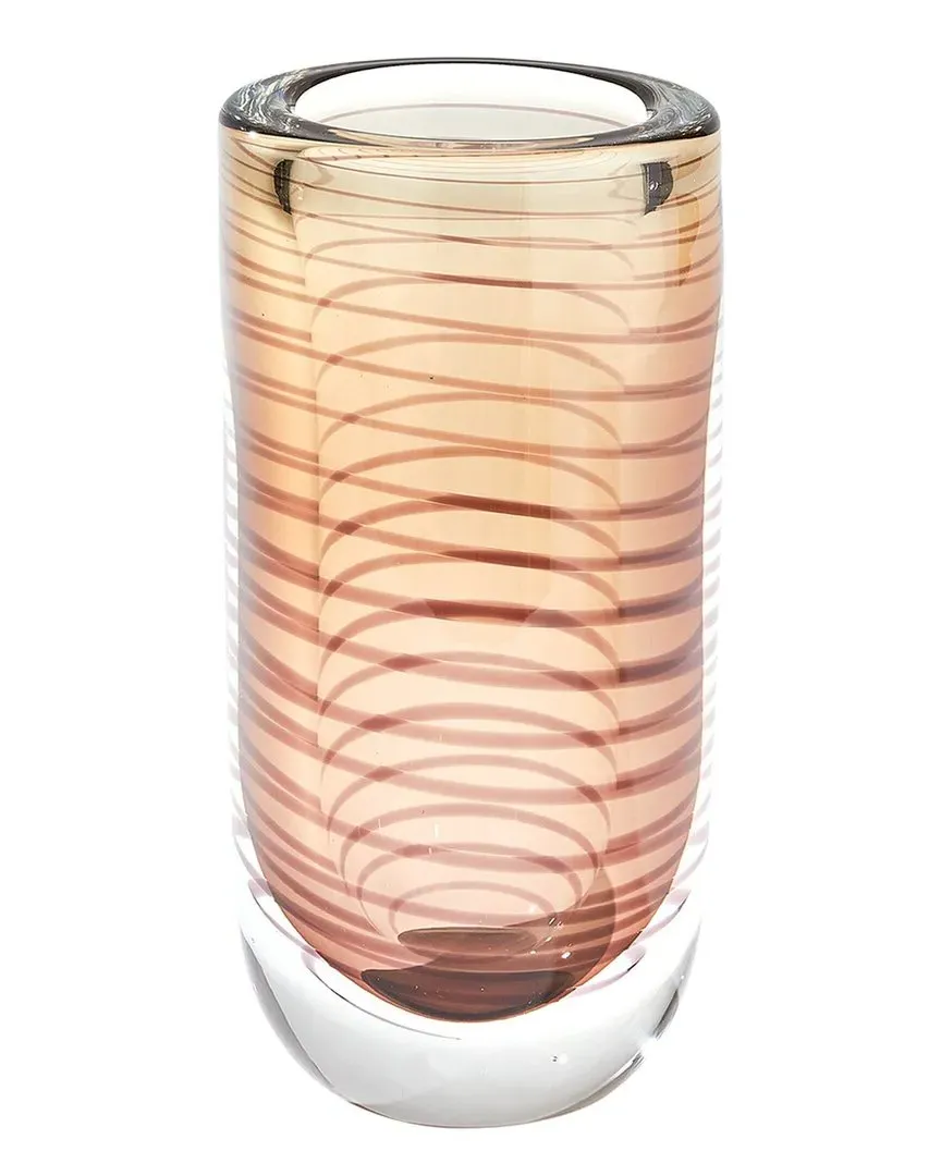 Spiraled Vase - Amber image