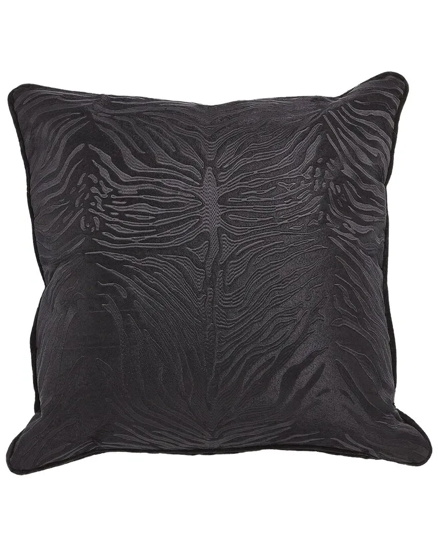 Zebra Pillow - Black image
