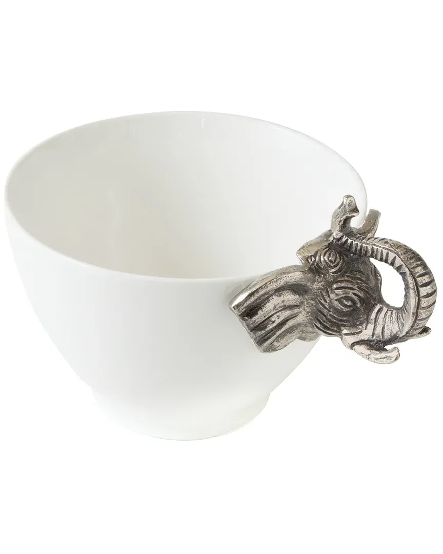 Congo Ceramic Bowl - Brushed Nickel image