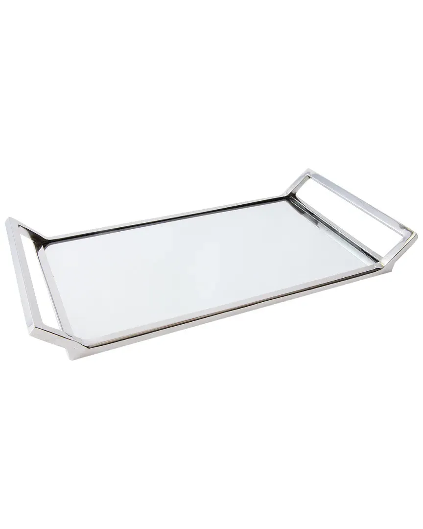 Helena Mirrored Tray - Polished Nickel image