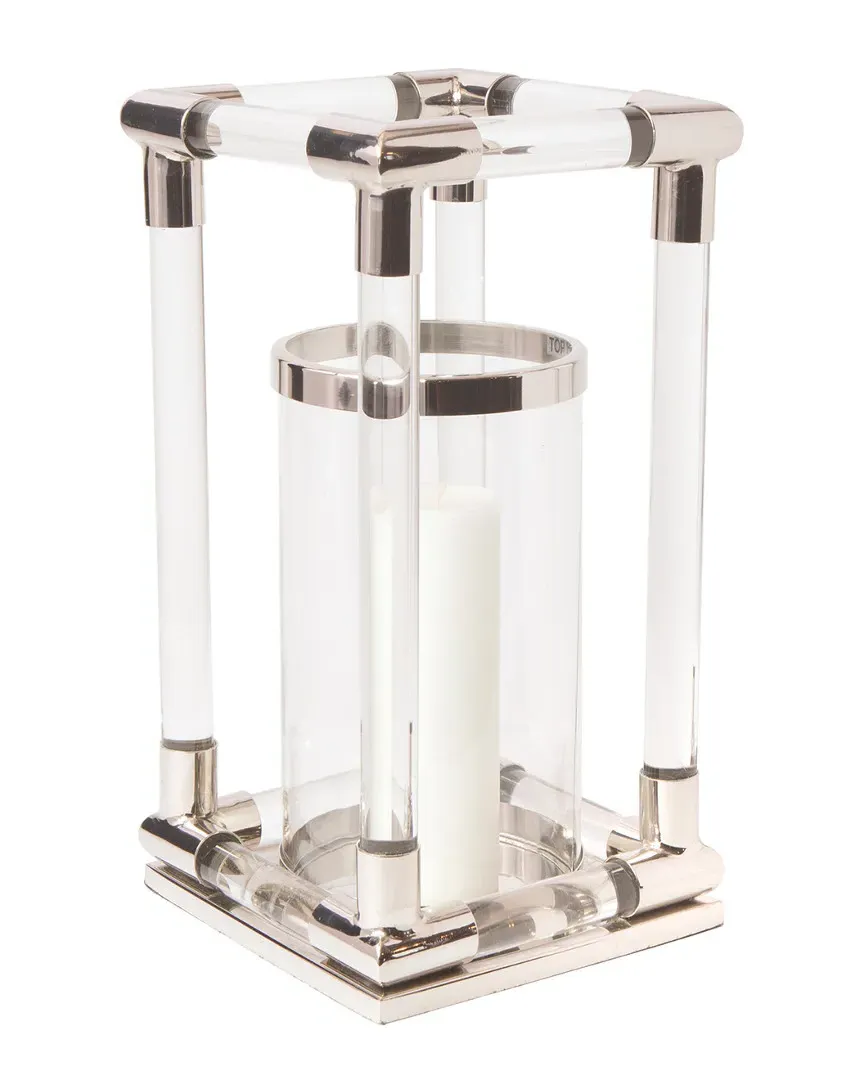 Loyd Deco Lantern - Polished Nickel, Stainless Steel image