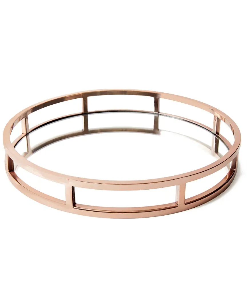 Montero Round Tray - Polished Copper image
