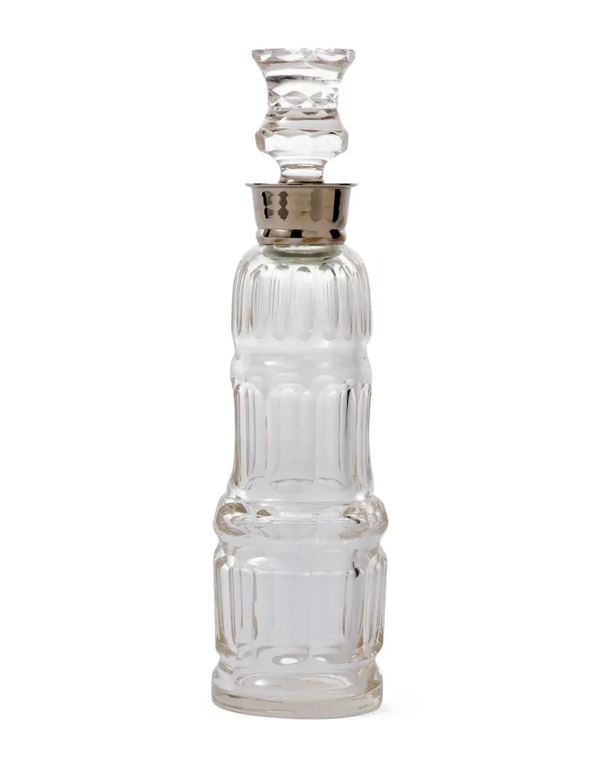 Serena Decanter - Cut Glass, Nickel Plated Brass image