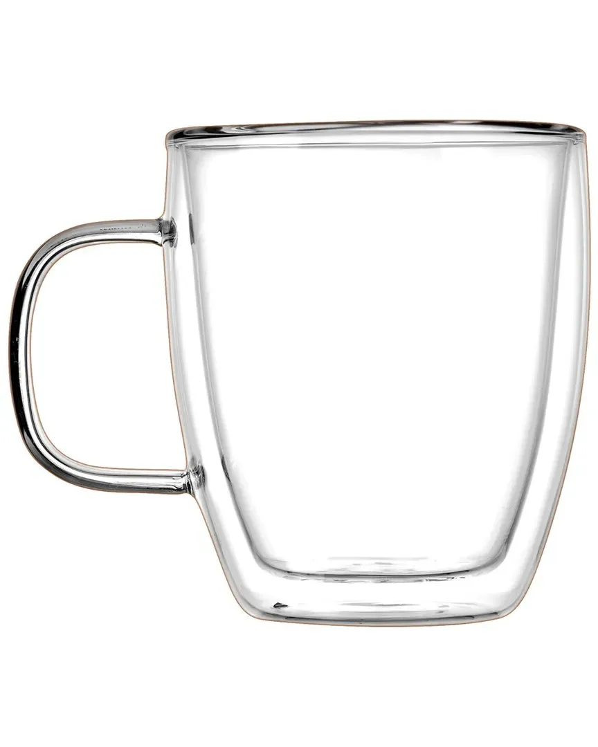 Clarent Double Walled Coffee Mug - Clear image
