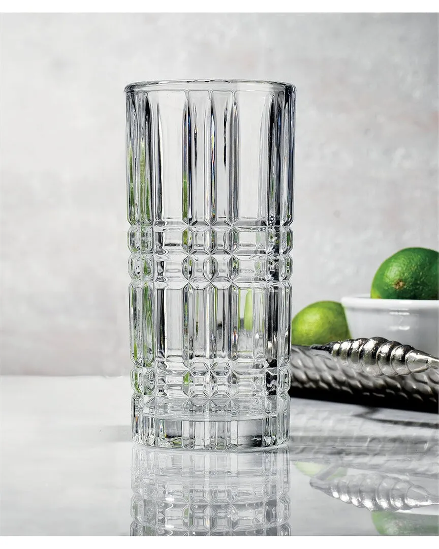 Set of 4 Daytona Highball Glasses - Clear, Crystal image