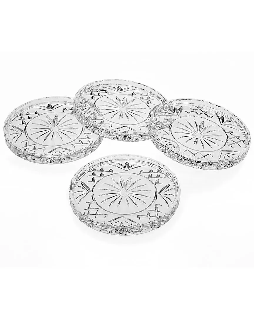 Wales Coasters Set of 4 - Clear, Crystal image