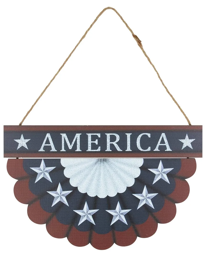 Northlight Hanging Wall Decoration - Blue, Wood image