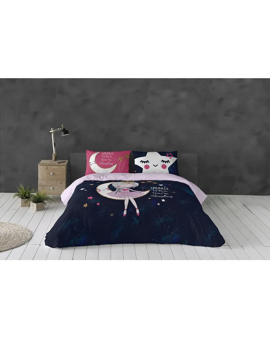 Lesha Twin Duvet Cover Set - Multicolor, Cotton