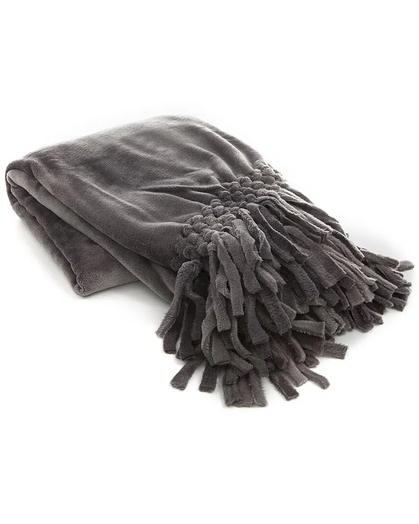 Rio Throw - Charcoal, Polyester