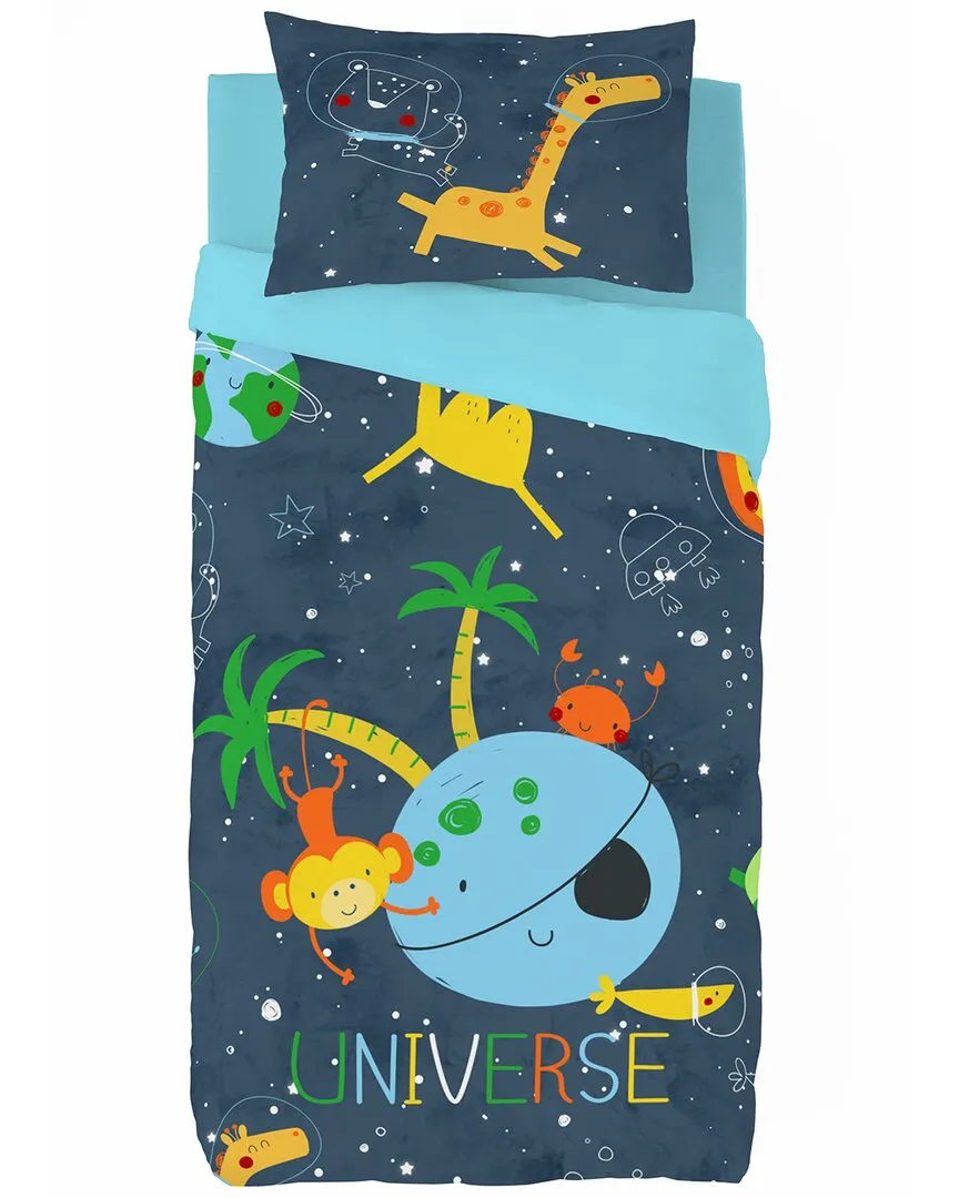 Universe Duvet Cover Set - Multicolor, Cotton